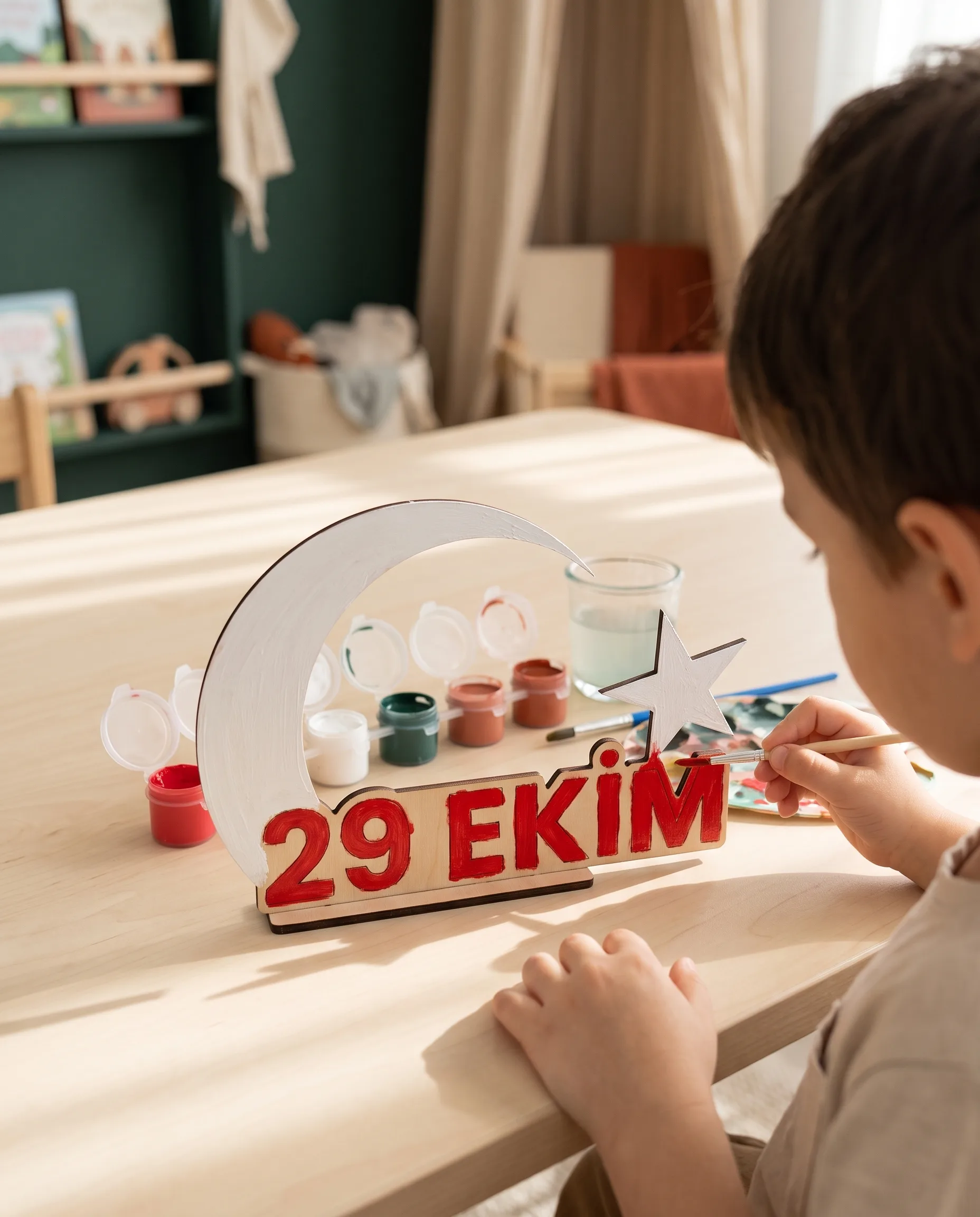 Ahşap 29 Ekim Boyama